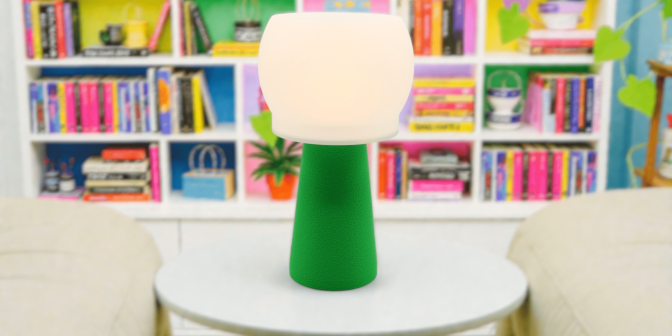 Clémence – Lampe design Lumichrome finition Pop